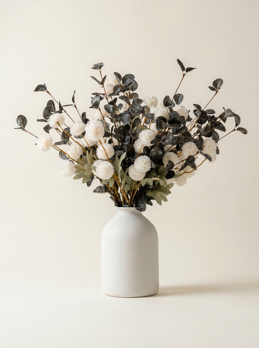 Künstliche Anordnung - Weiß & Grün