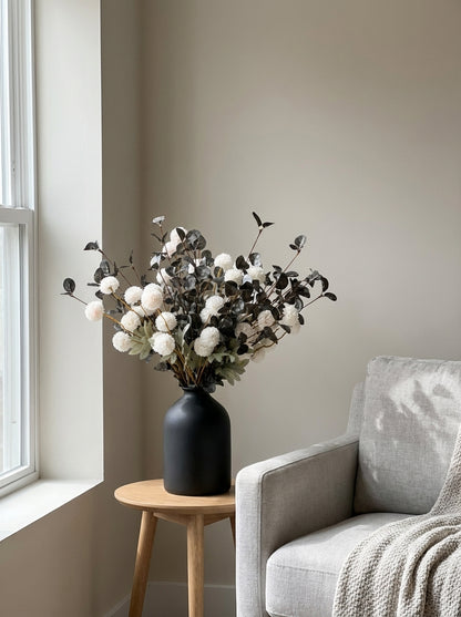 Künstliche Anordnung - Weiß & Grün