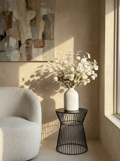 Kunstblumenarrangement - Elfenbein