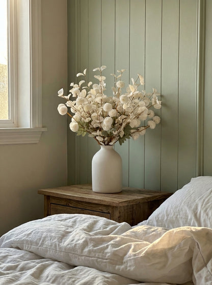 Kunstblumenarrangement - Elfenbein