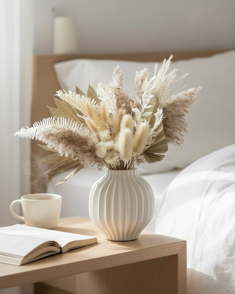 Sanfter Horizont - Trockenblumenarrangement