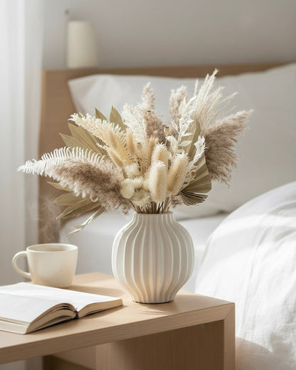 Sanfter Horizont - Trockenblumenarrangement