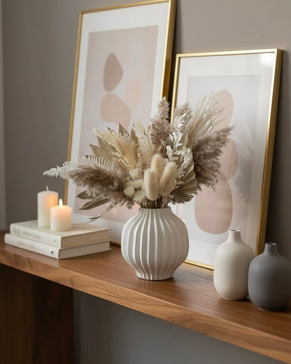 Sanfter Horizont - Trockenblumenarrangement