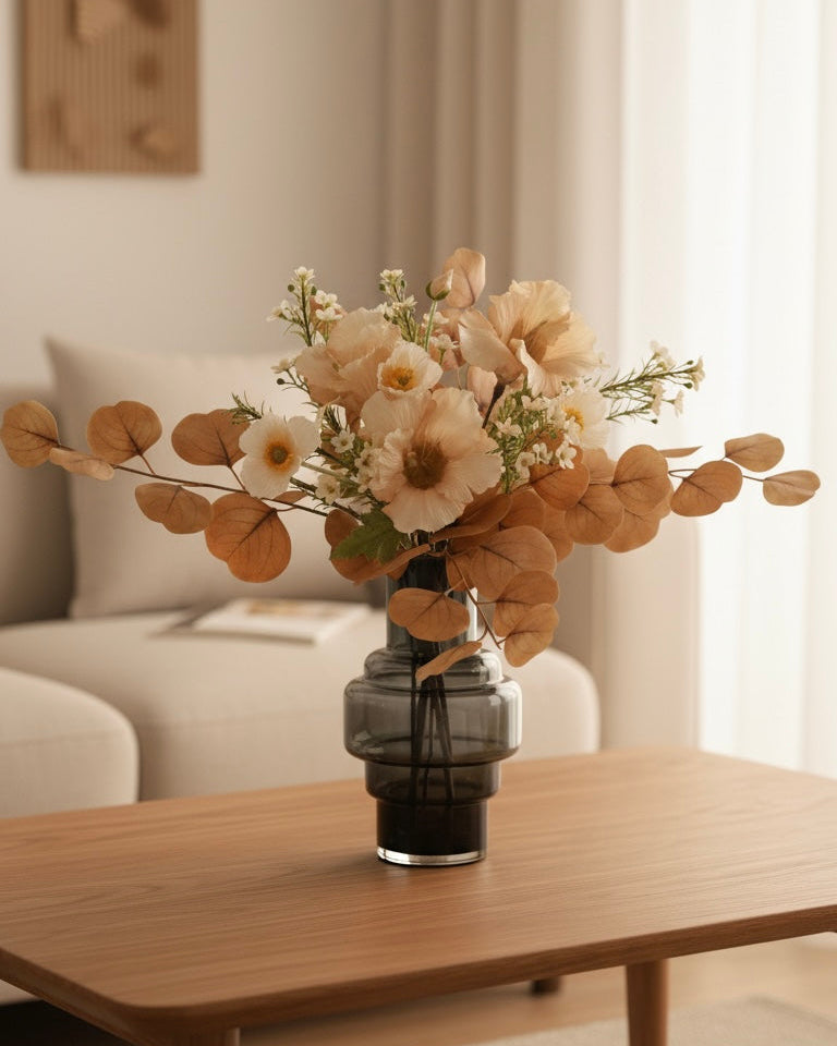 Korallencharme Kunstblumenarrangement