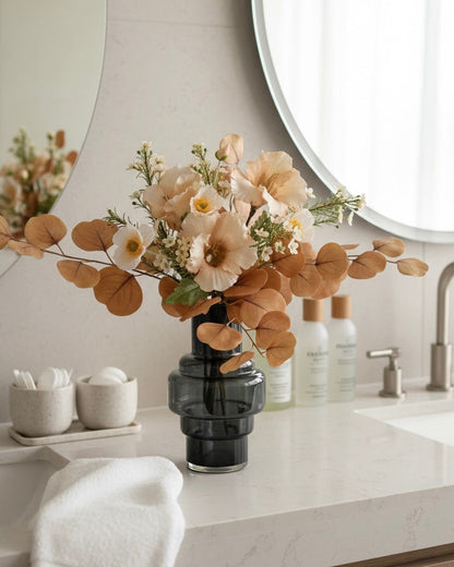 Korallencharme Kunstblumenarrangement