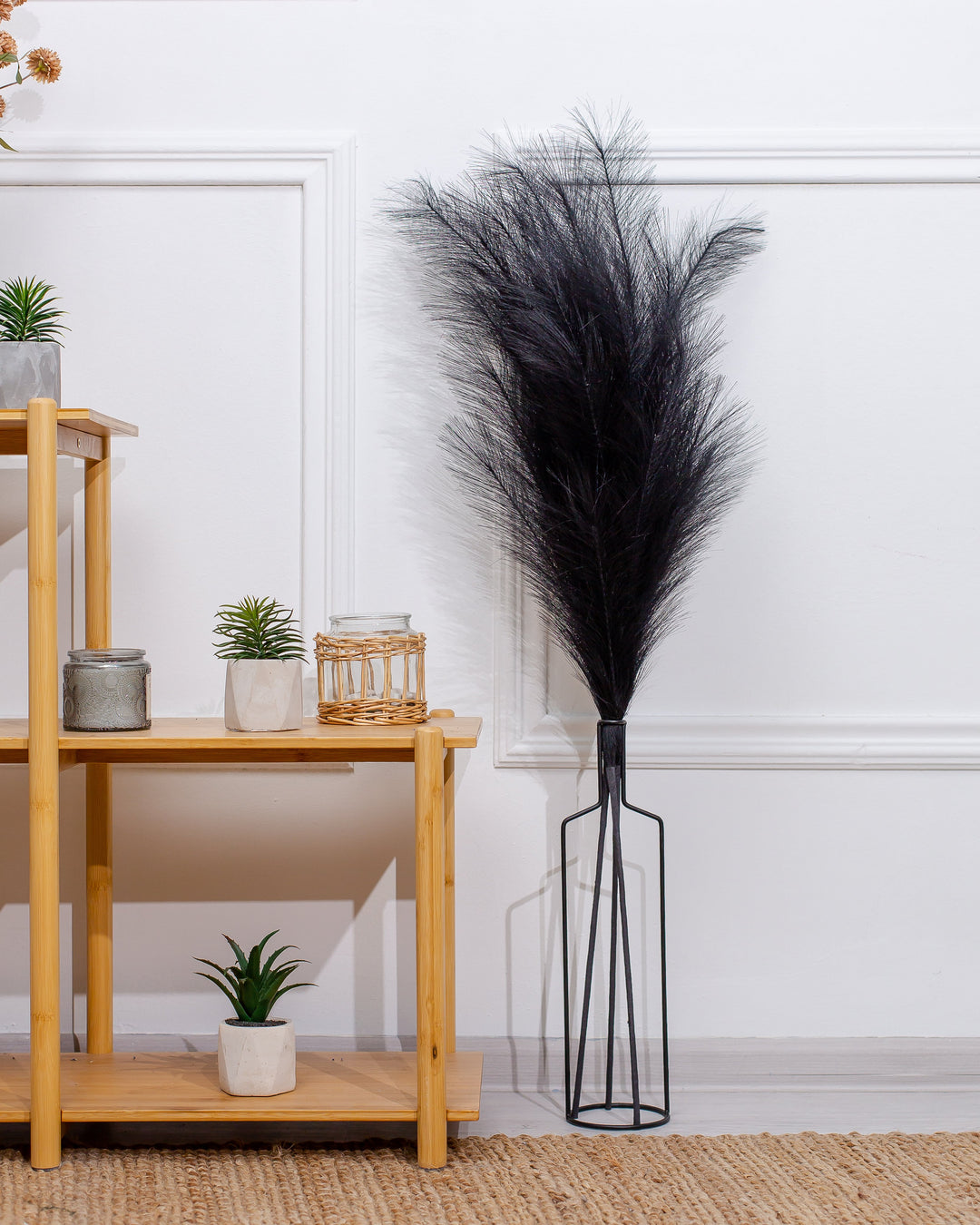 FAUX PAMPAS GRASS - Grey