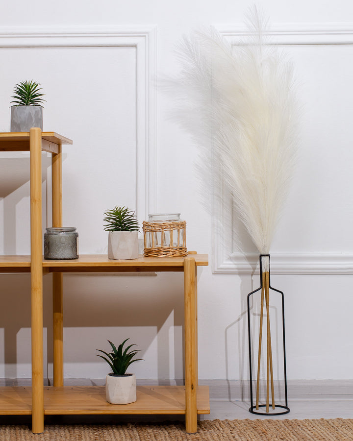 FAUX PAMPAS GRASS - White