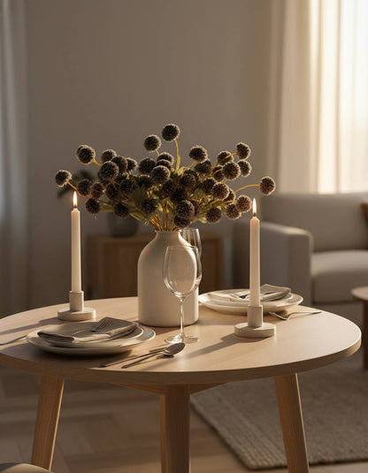 Künstliche Kiku-Blume - Livid (10 Stiele/50 Blüten)