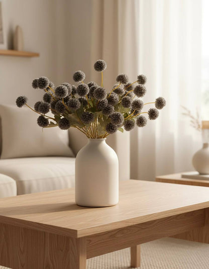 Künstliche Kiku-Blume - Livid (10 Stiele/50 Blüten)