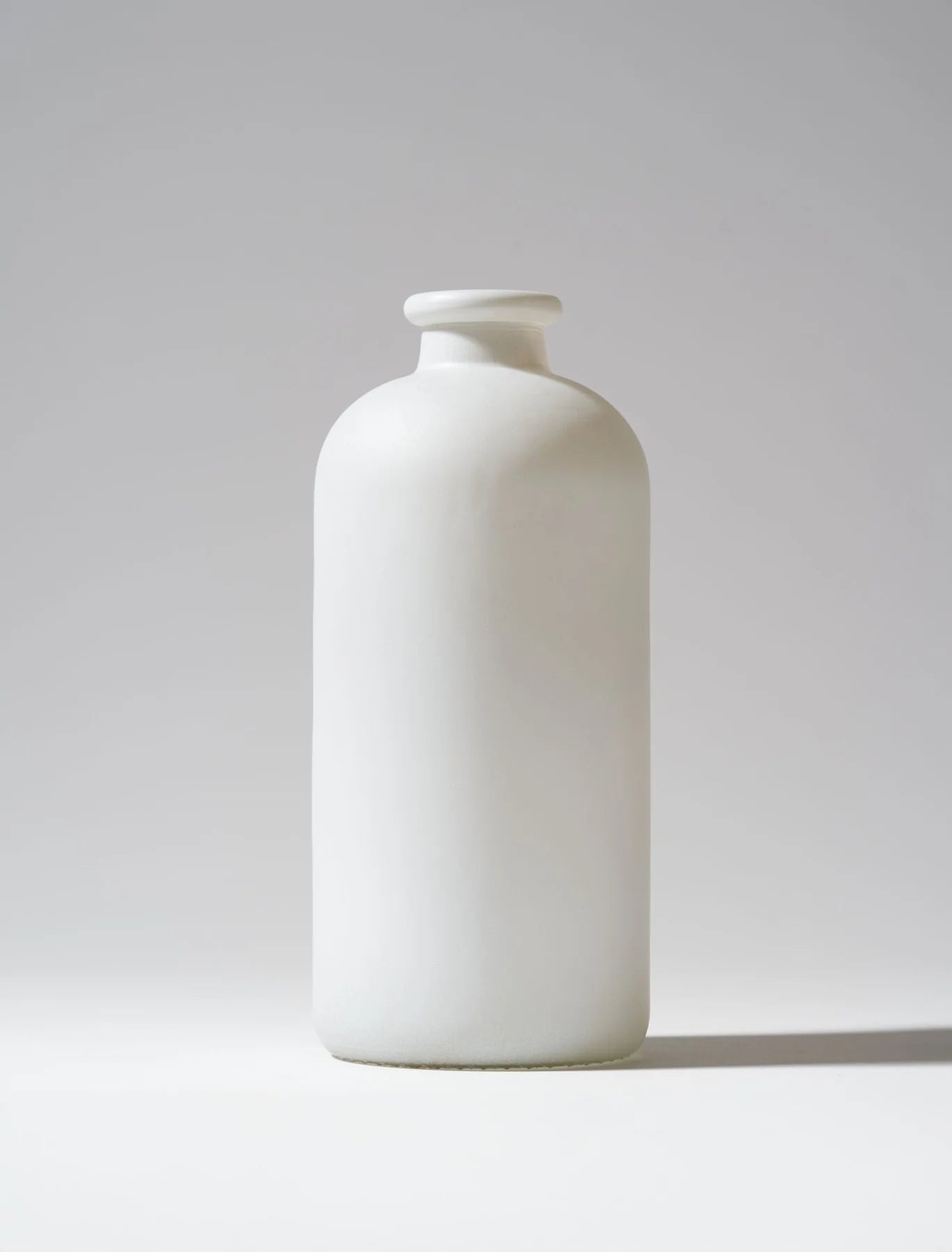 Mia Glasvase - Mattweiß